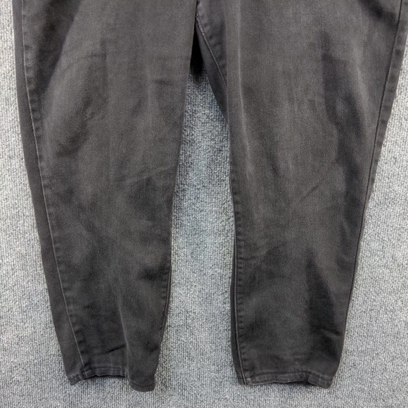 Seven7 Women's Booty Shaper Straight Leg Jeans Black 16 5-Pocket Dark Wash - Picture 9 of 16